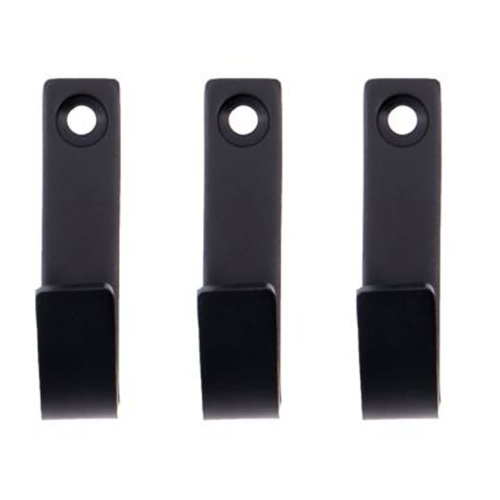 Thapsus フック 3-pack - Brushed black finish - Meraki | メラキ