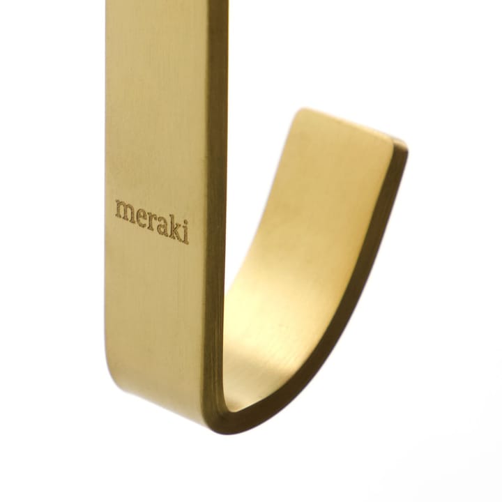 Thapsus フック 3-pack, Brushed brass finish Meraki | メラキ