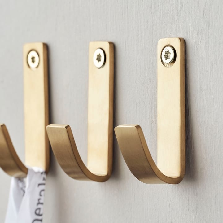 Thapsus フック 3-pack, Brushed brass finish Meraki | メラキ