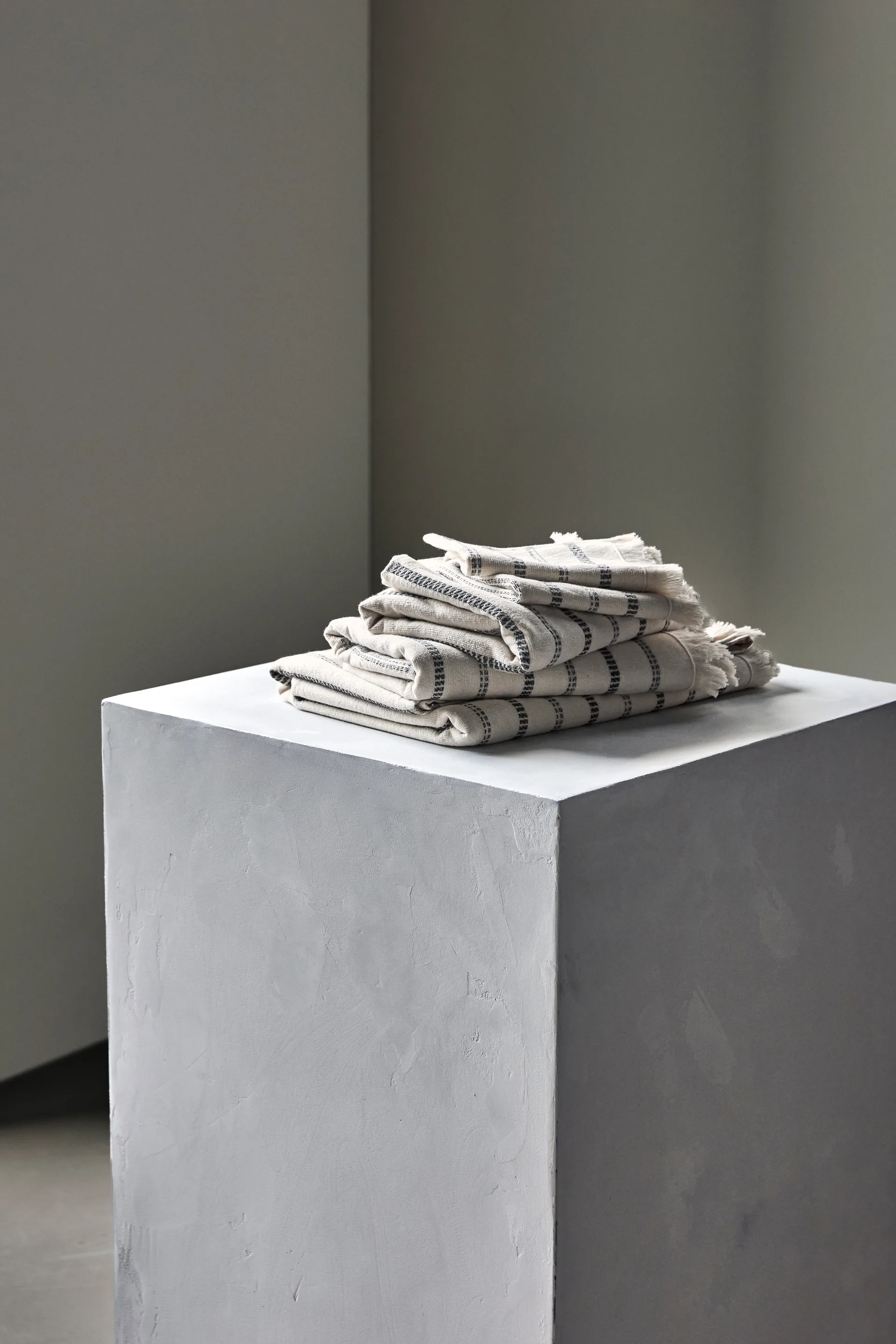 True ウォッシュクロス 3枚, Off-White-black Meraki | メラキ