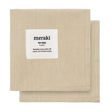 Verum キッ�チンタオル 55x75 cm 2-pack - Off white-safari - Meraki | メラキ