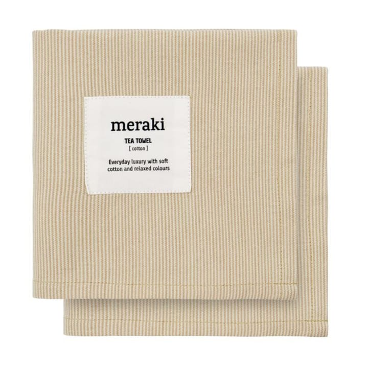 Verum キッチンタオル 55x75 cm 2-pack - Off white-safari - Meraki | メラキ