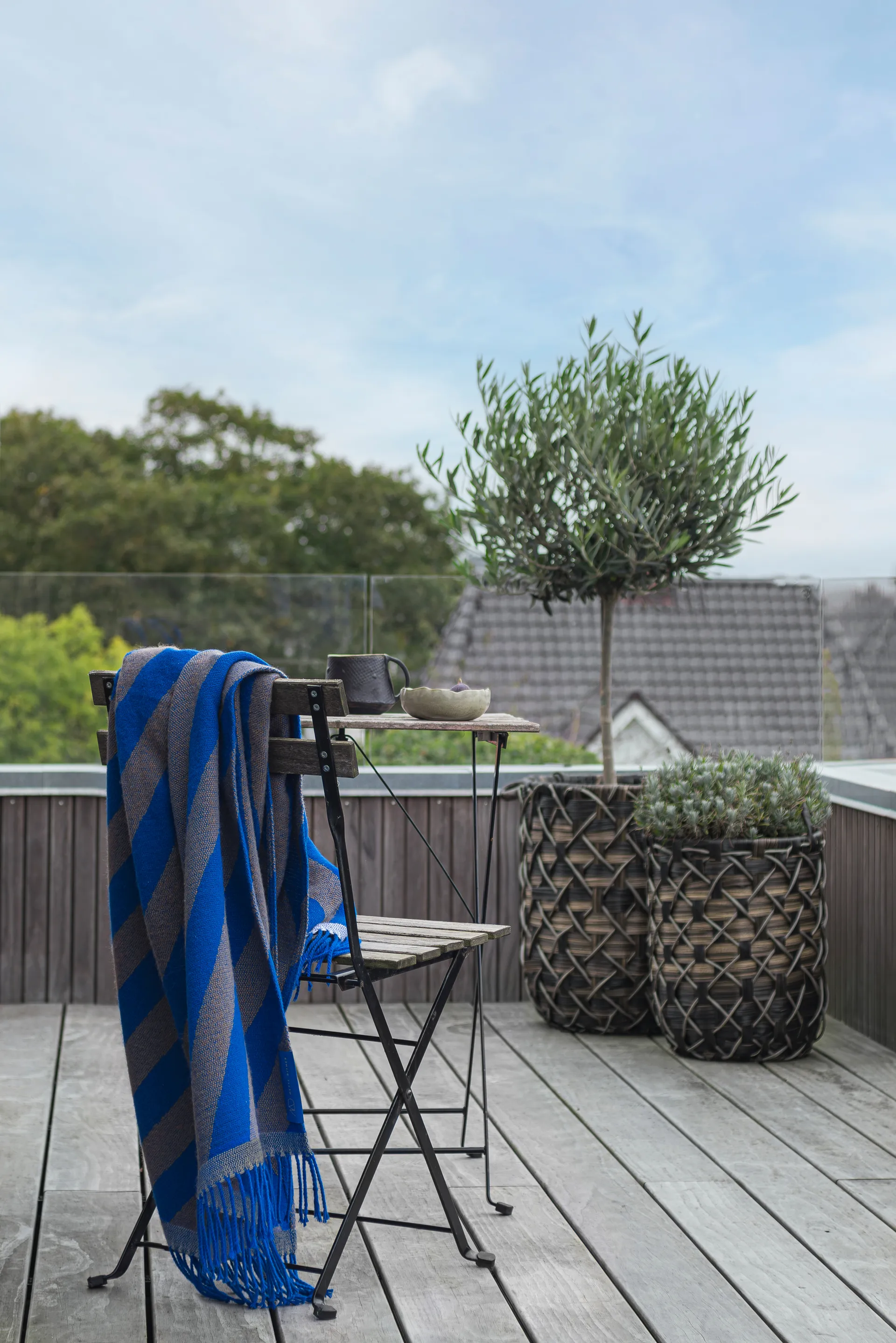 レトロスロー 125x170 cm, Cobalt Mette Ditmer | メッテ ディトマー