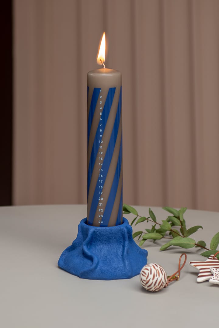 Art Piece lava キャンドルスティック Ø12.5 cm, Cobalt Mette Ditmer | メッテ ディトマー