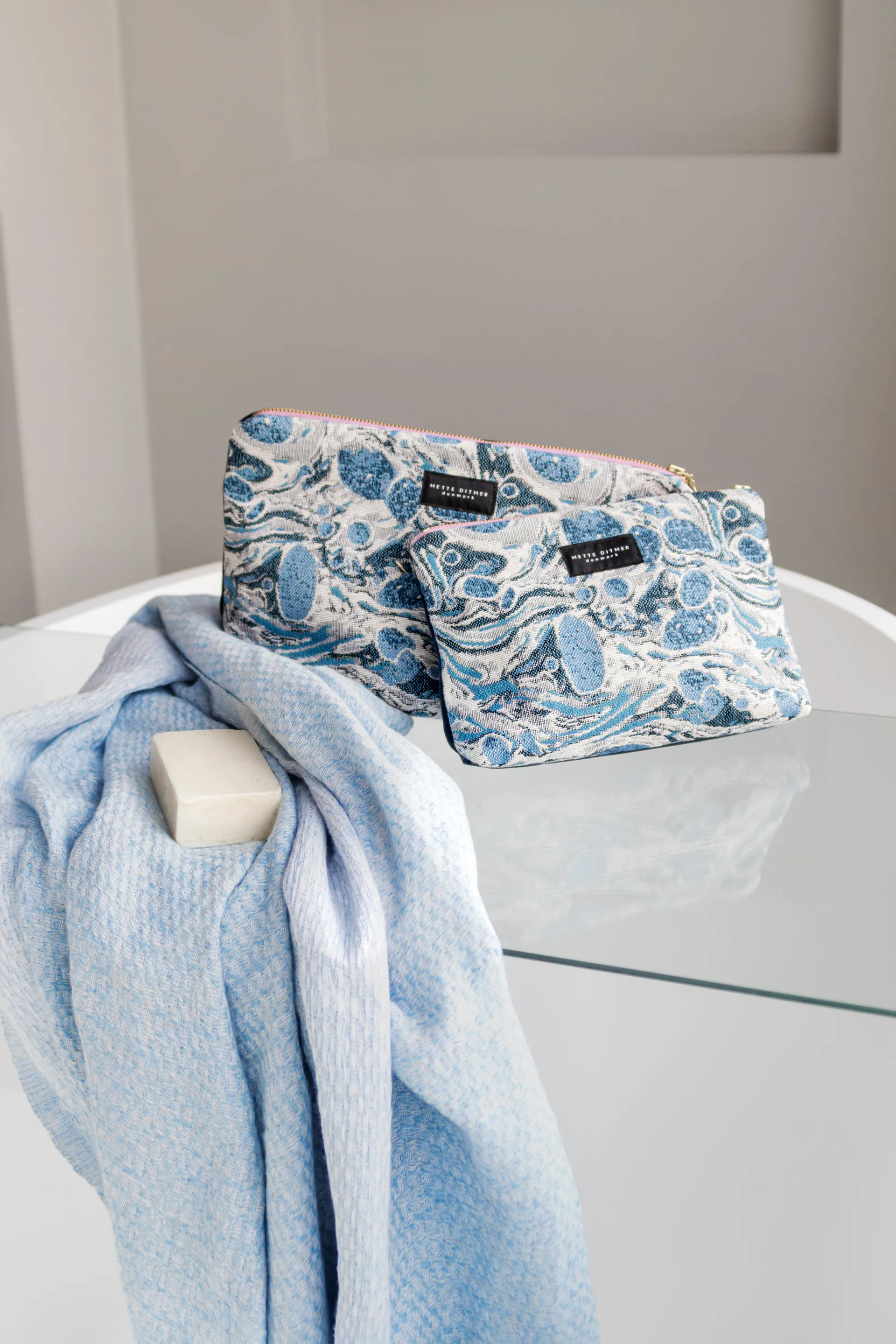 Bodrum バスタオル, Light blue Mette Ditmer | メッテ ディトマー