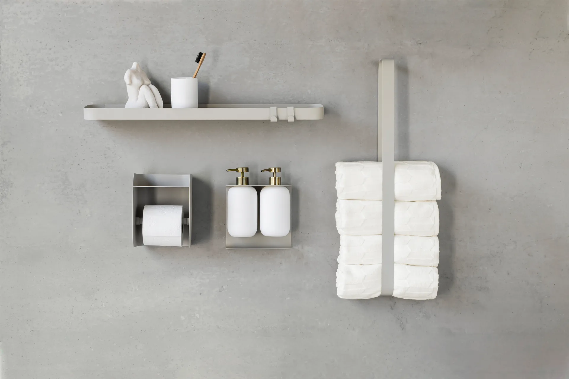 Carry フック 4個セット, Sand grey Mette Ditmer | メッテ ディトマー