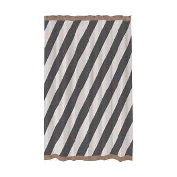 Diagonal シャワーカーテン 150x200 cm - Dark grey - Mette Ditmer | メッテ ディトマー