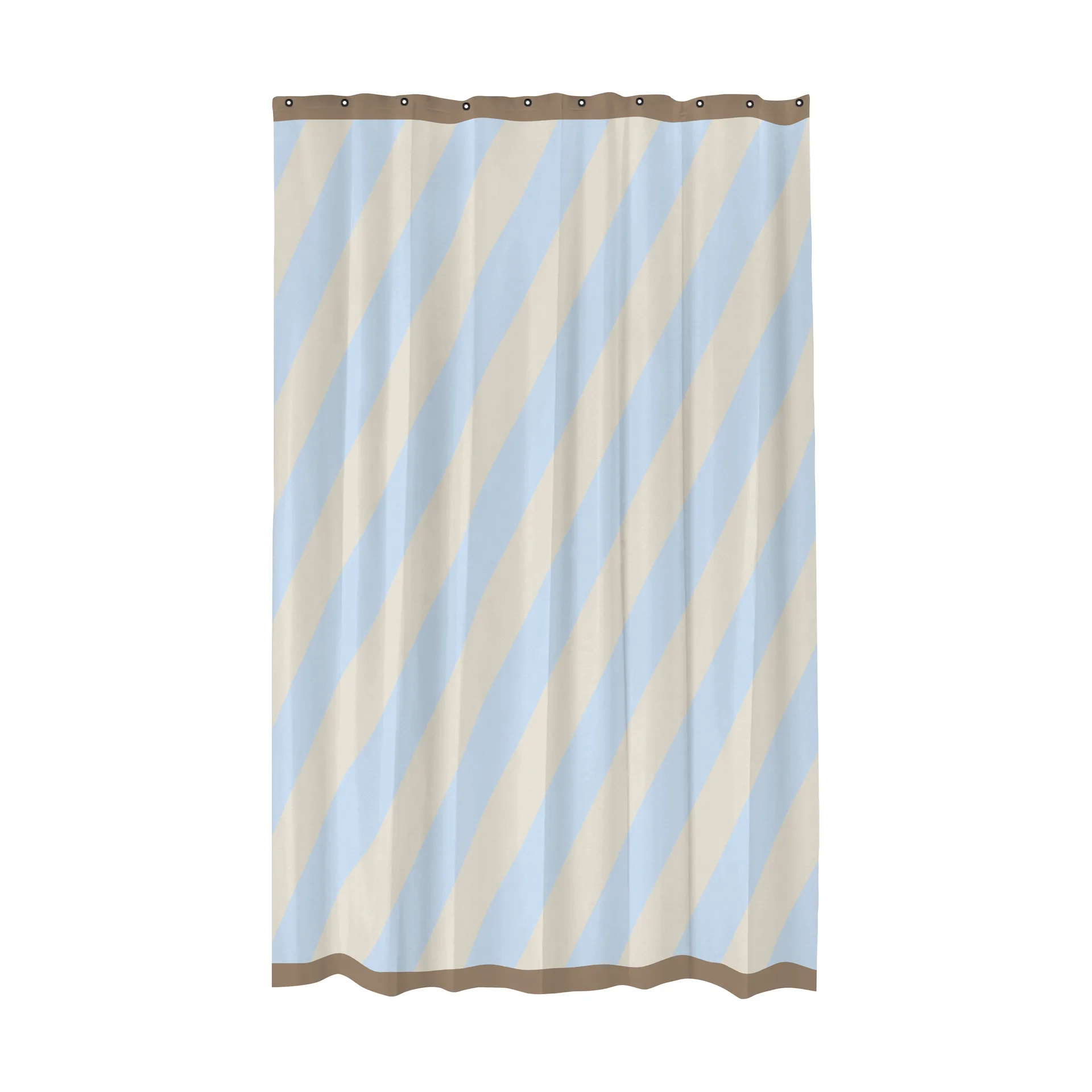 Diagonal シャワーカーテン 150x200 cm, Light blue Mette Ditmer | メッテ ディトマー