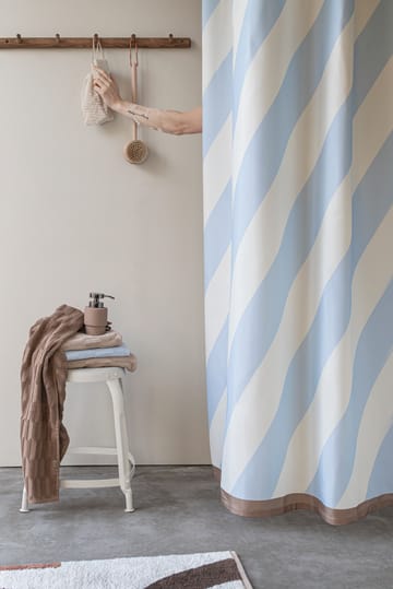 Diagonal シャワーカーテン 150x200 cm - Light blue - Mette Ditmer | メッテ ディトマー