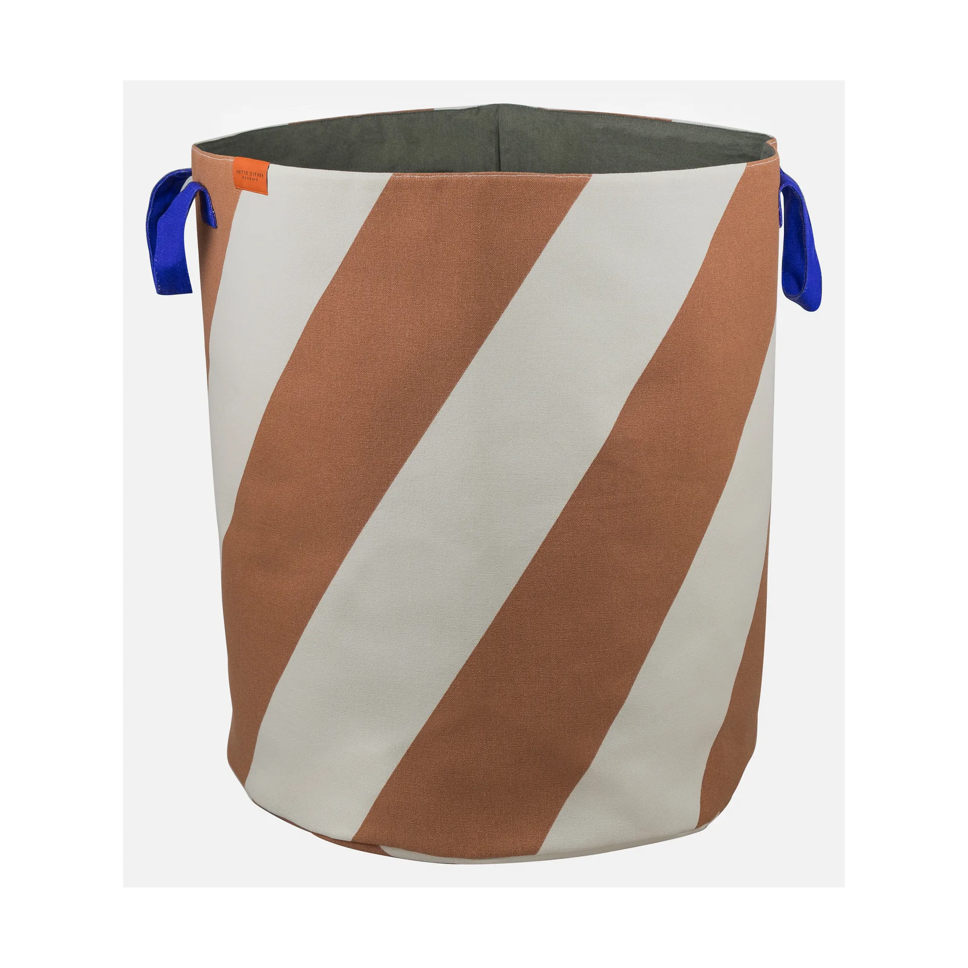 Diagonal ランドリーバスケット Ø40x50 cm, Brick-sand Mette Ditmer | メッテ ディトマー
