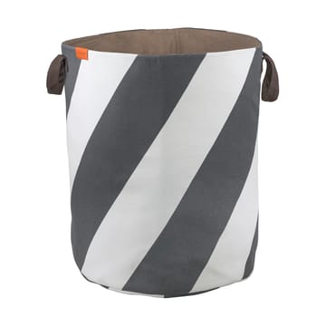 Diagonal ランドリーバスケット Ø40x50 cm - Dark grey-off-white - Mette Ditmer | メッテ ディトマー