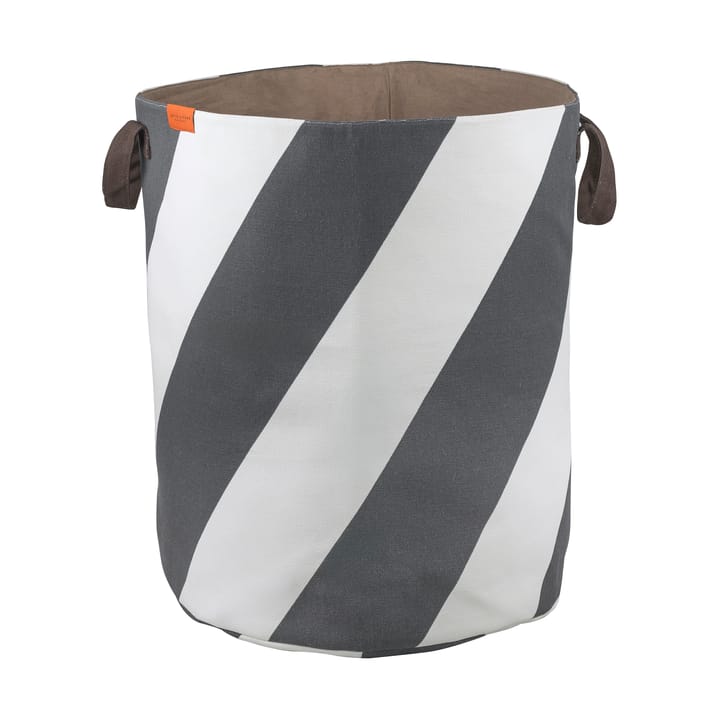 Diagonal ランドリーバスケット Ø40x50 cm, Dark grey-off-white Mette Ditmer | メッテ ディトマー