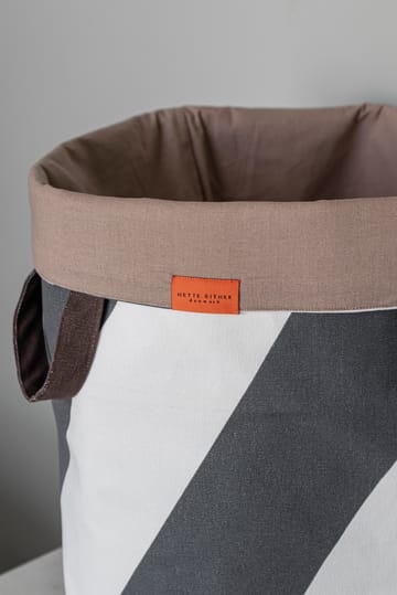 Diagonal ランドリーバスケット Ø40x50 cm - Dark grey-off-white - Mette Ditmer | メッテ ディトマー