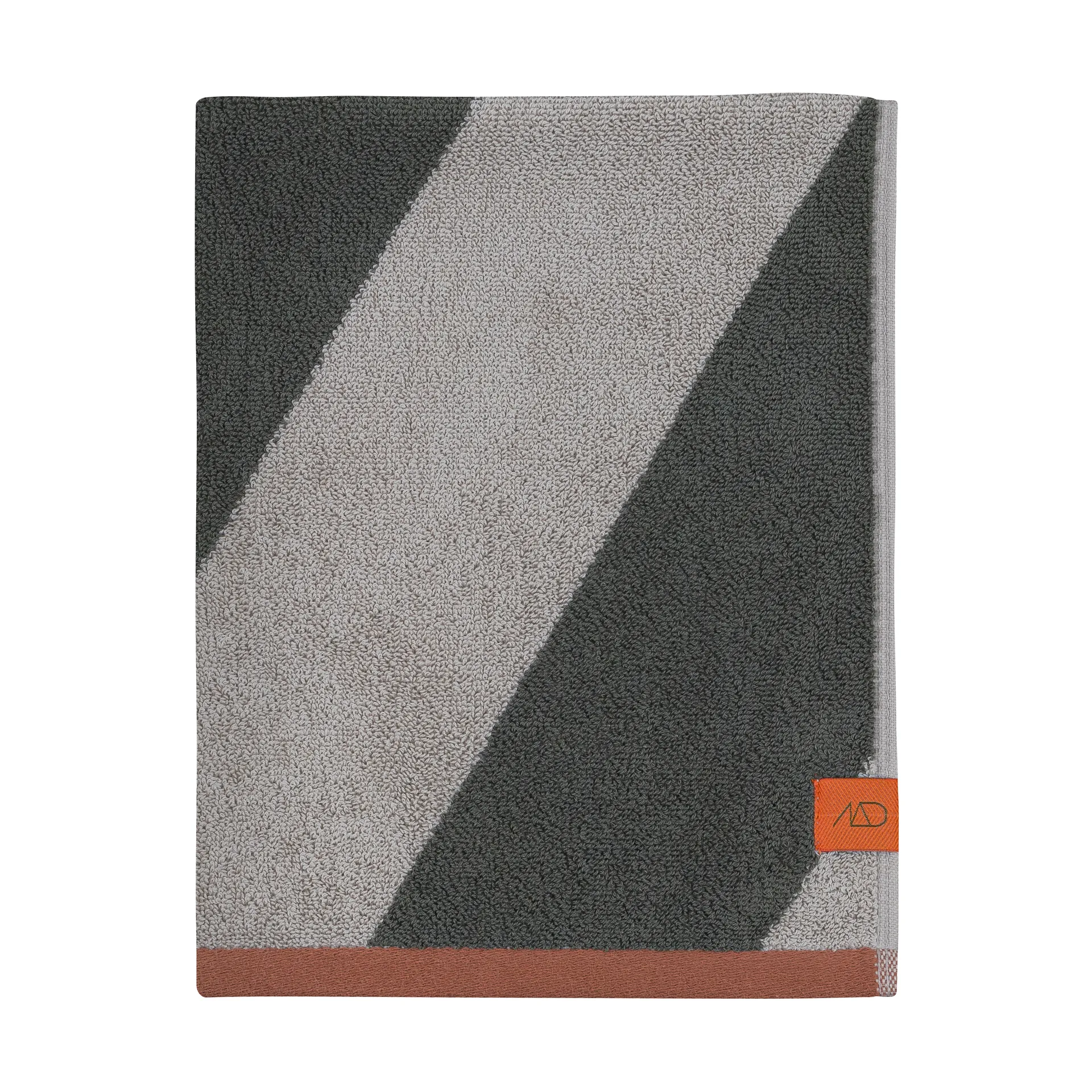 Diagonal タオル, Dark olive, 50x90 cm Mette Ditmer | メッテ ディトマー