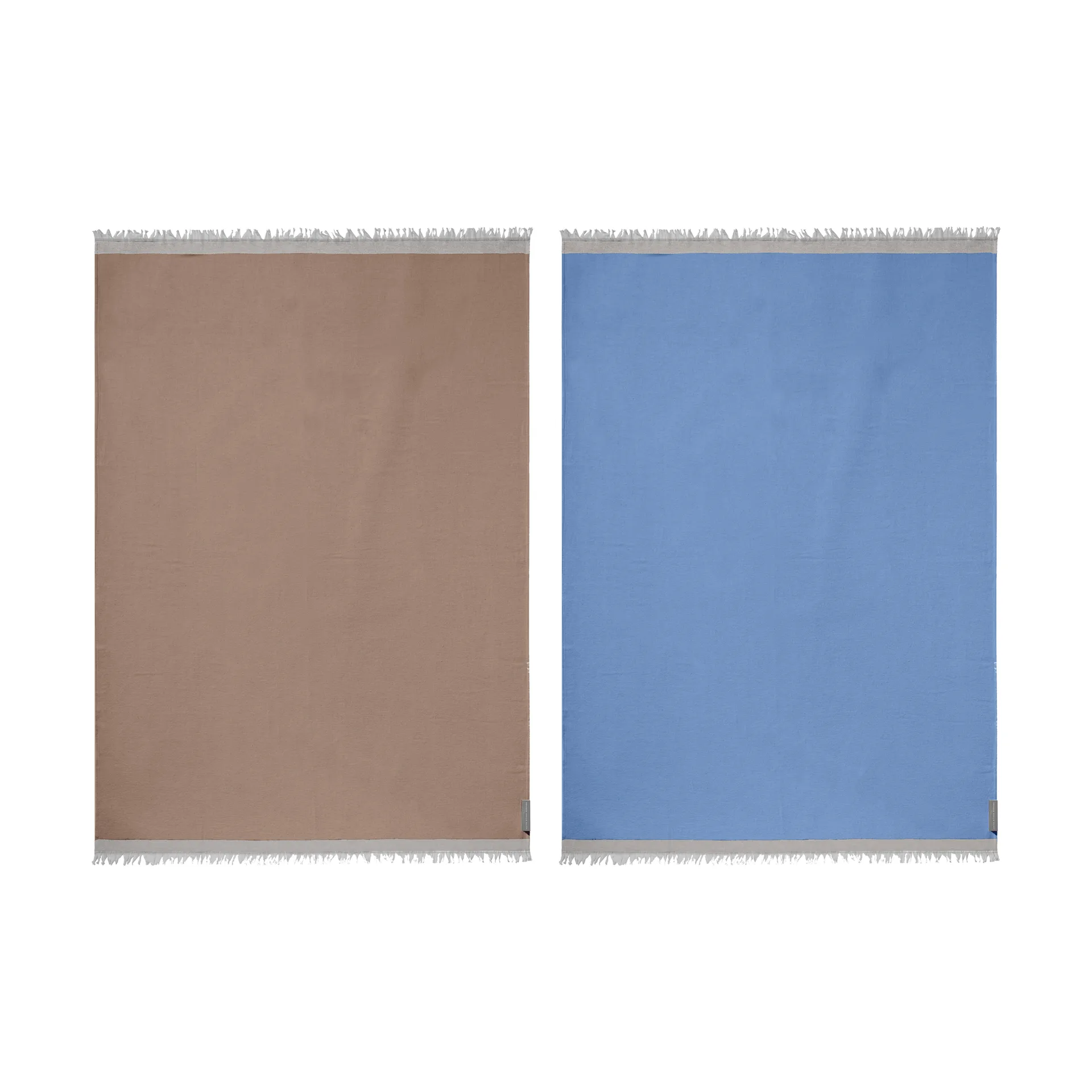 Duet ブランケット, Beige-Blue (beige-blue), 130x175 cm Mette Ditmer | メッテ ディトマー