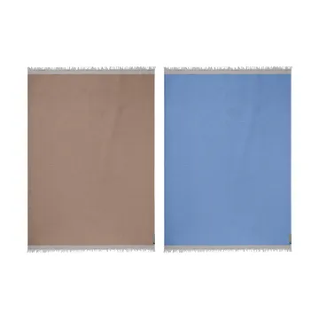 Duet ブランケット - Beige-Blue (beige-blue), 130x175 cm - Mette Ditmer | メッテ ディトマー