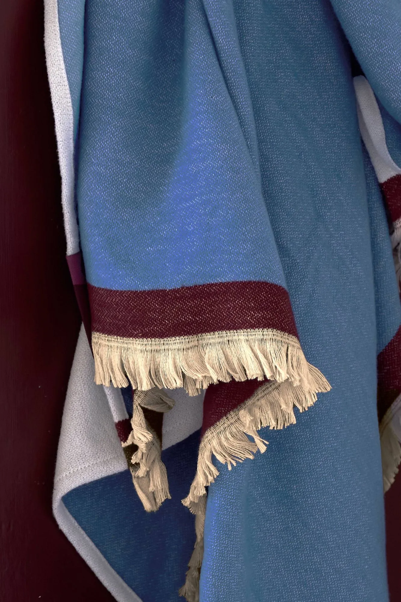 Duet ブランケット, Blue-Beige (blue-beige), 130x175 cm Mette Ditmer | メッテ ディトマー