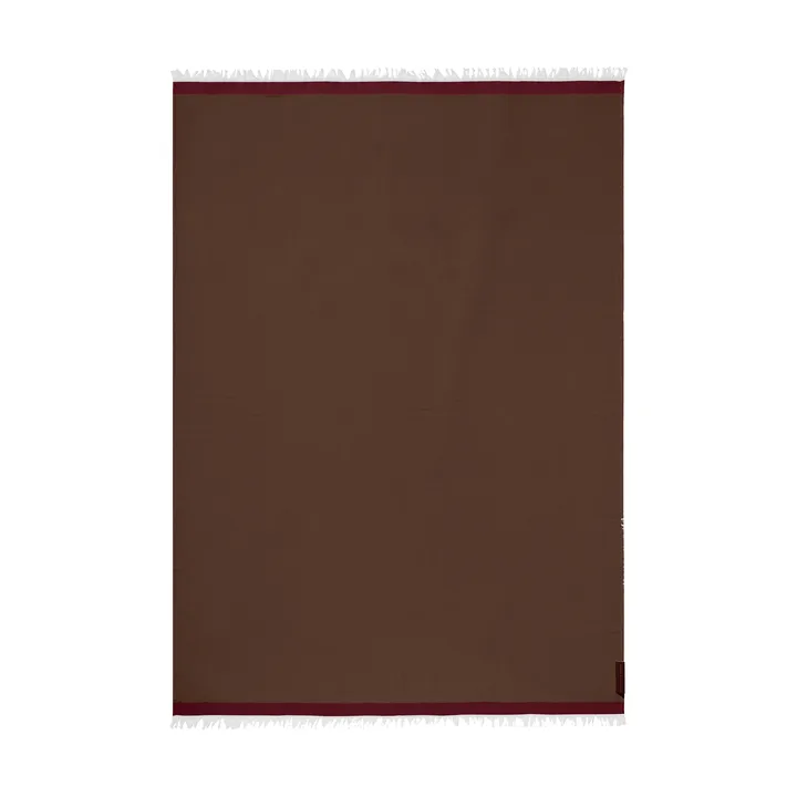 Duet ブランケット - Brown-Beige (brown-beige), 130x175 cm - Mette Ditmer | メッテ ディトマー