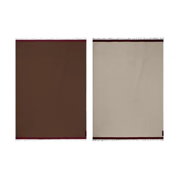 Duet ブランケット - Brown-Beige (brown-beige), 130x175 cm - Mette Ditmer | メッテ ディトマー