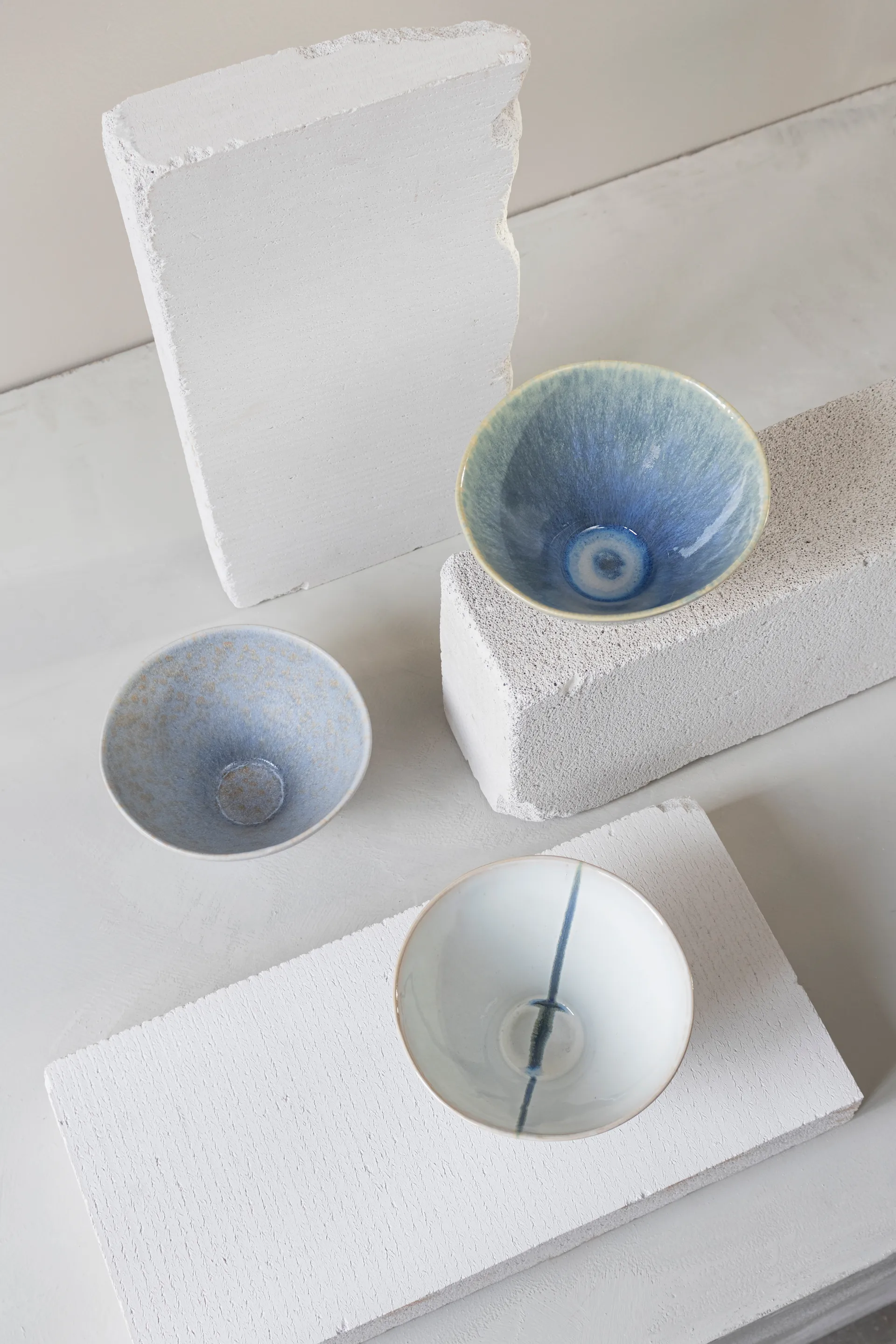Elements ボウル M Ø15.5 cm 3個, Blue Mette Ditmer | メッテ ディトマー