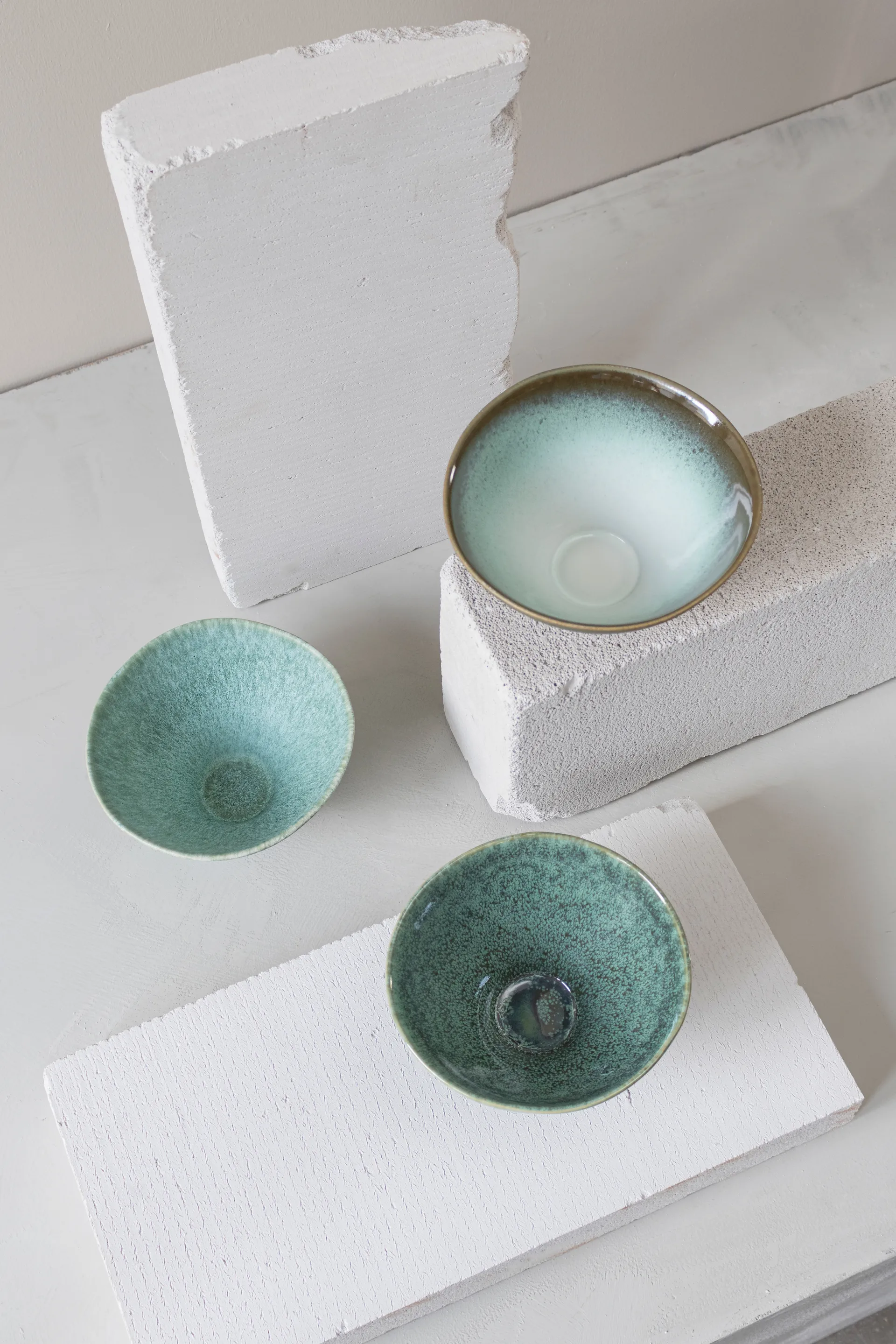 Elements ボウル M Ø15.5 cm 3個, Green Mette Ditmer | メッテ ディトマー