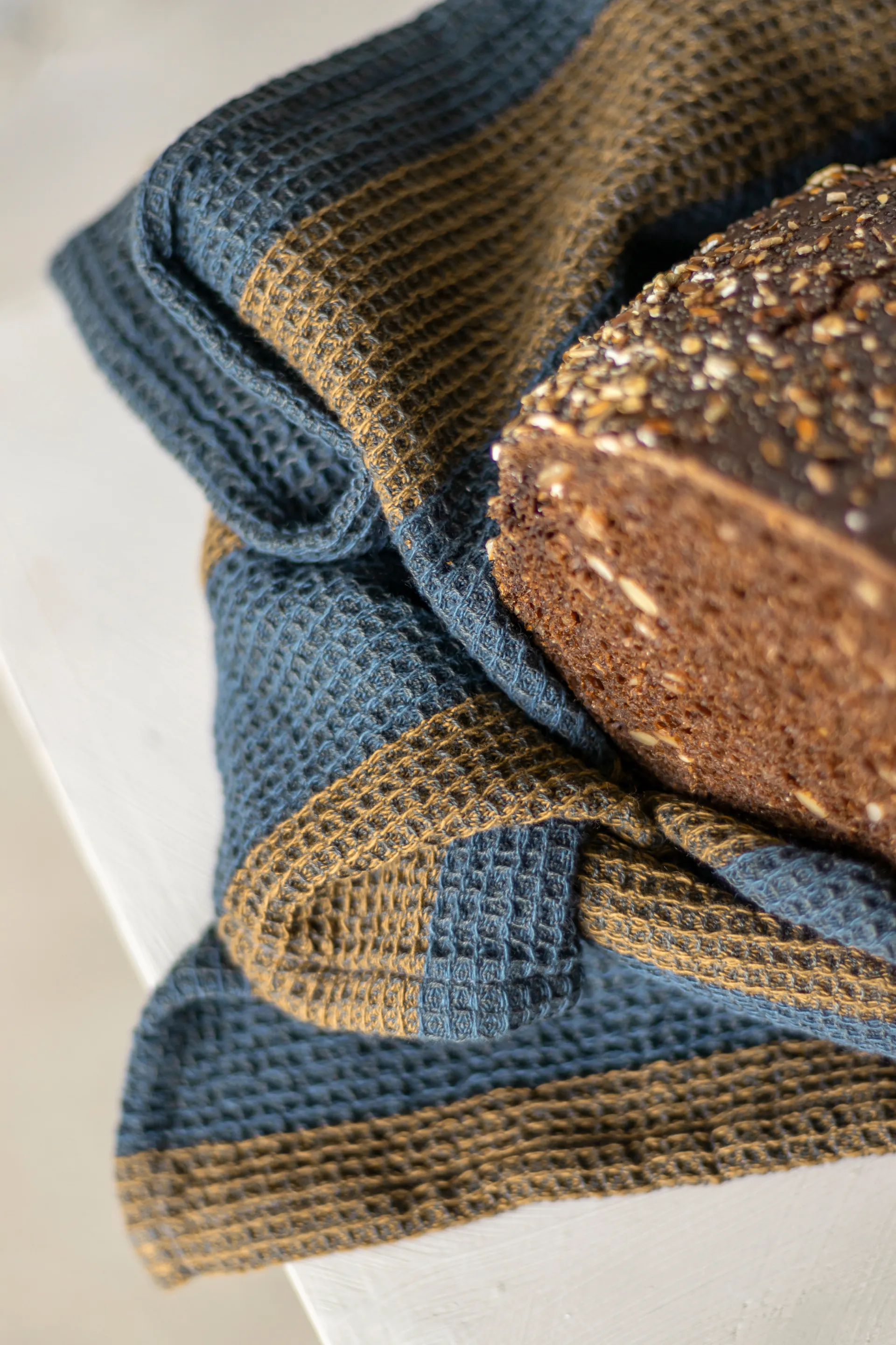 Elvira キッチンタオル 50x70 cm, Ochre Mette Ditmer | メッテ ディトマー