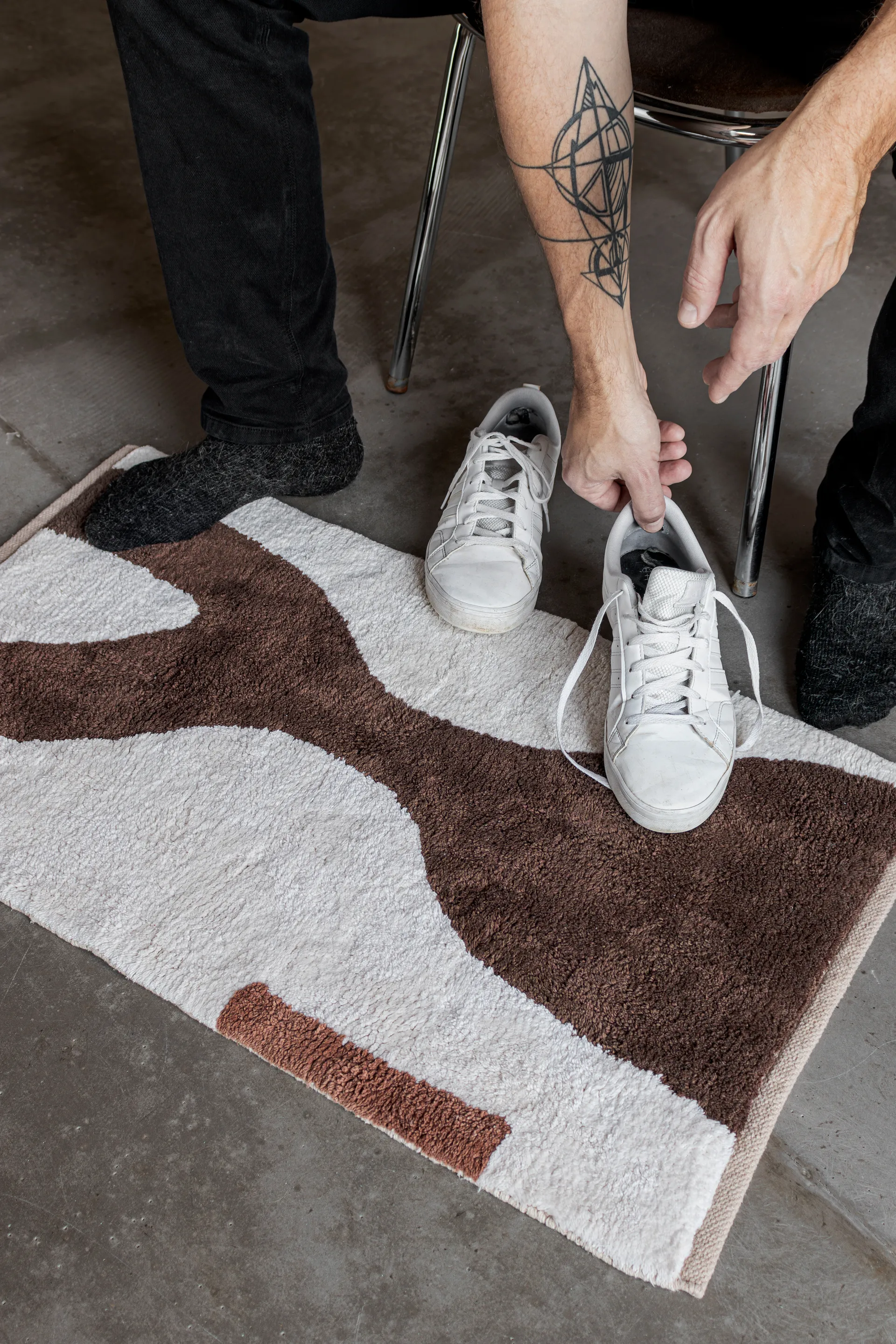 Figura マットラグ, Brown, 50x80 cm Mette Ditmer | メッテ ディトマー