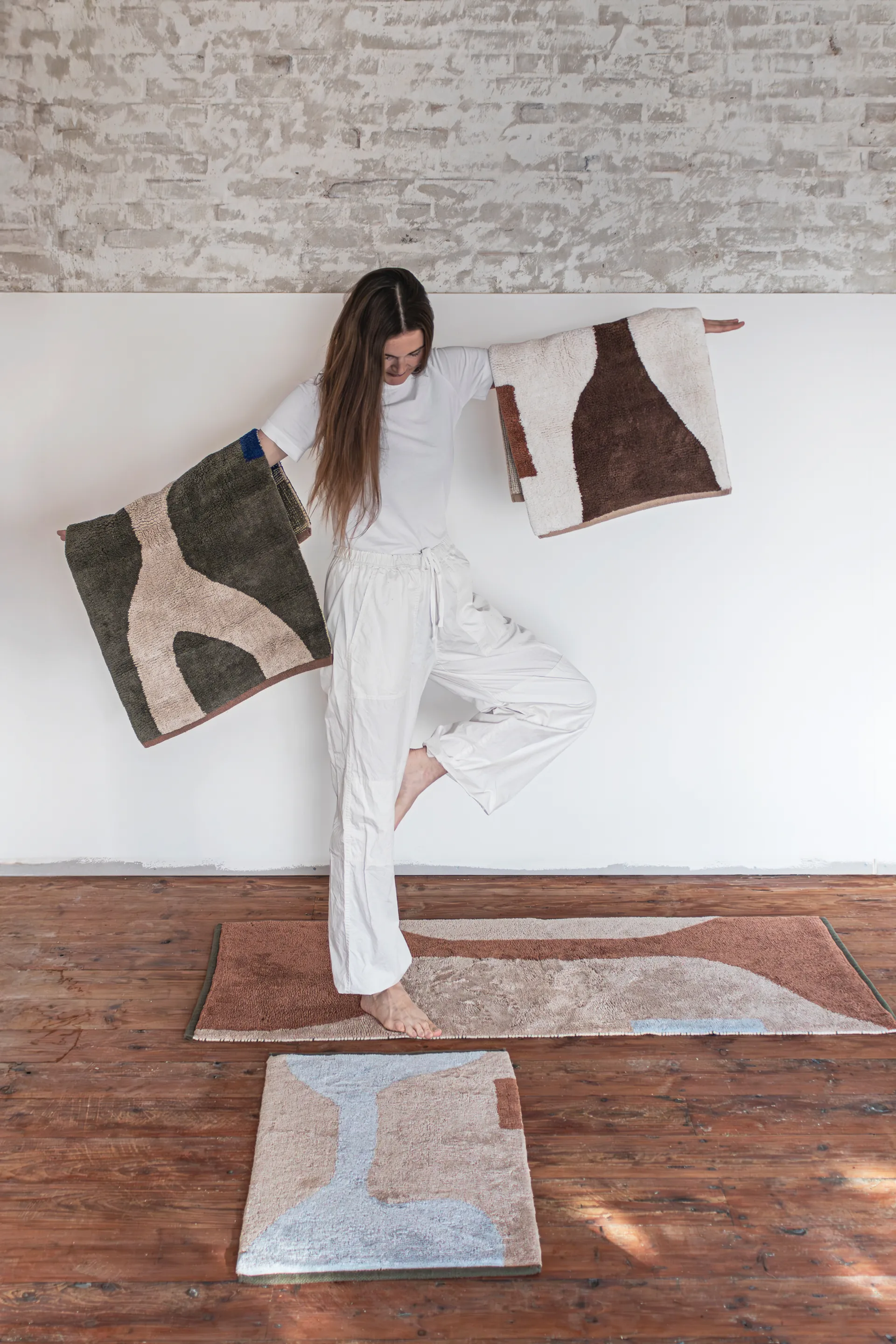 Figura マットラグ, Brown, 50x80 cm Mette Ditmer | メッテ ディトマー