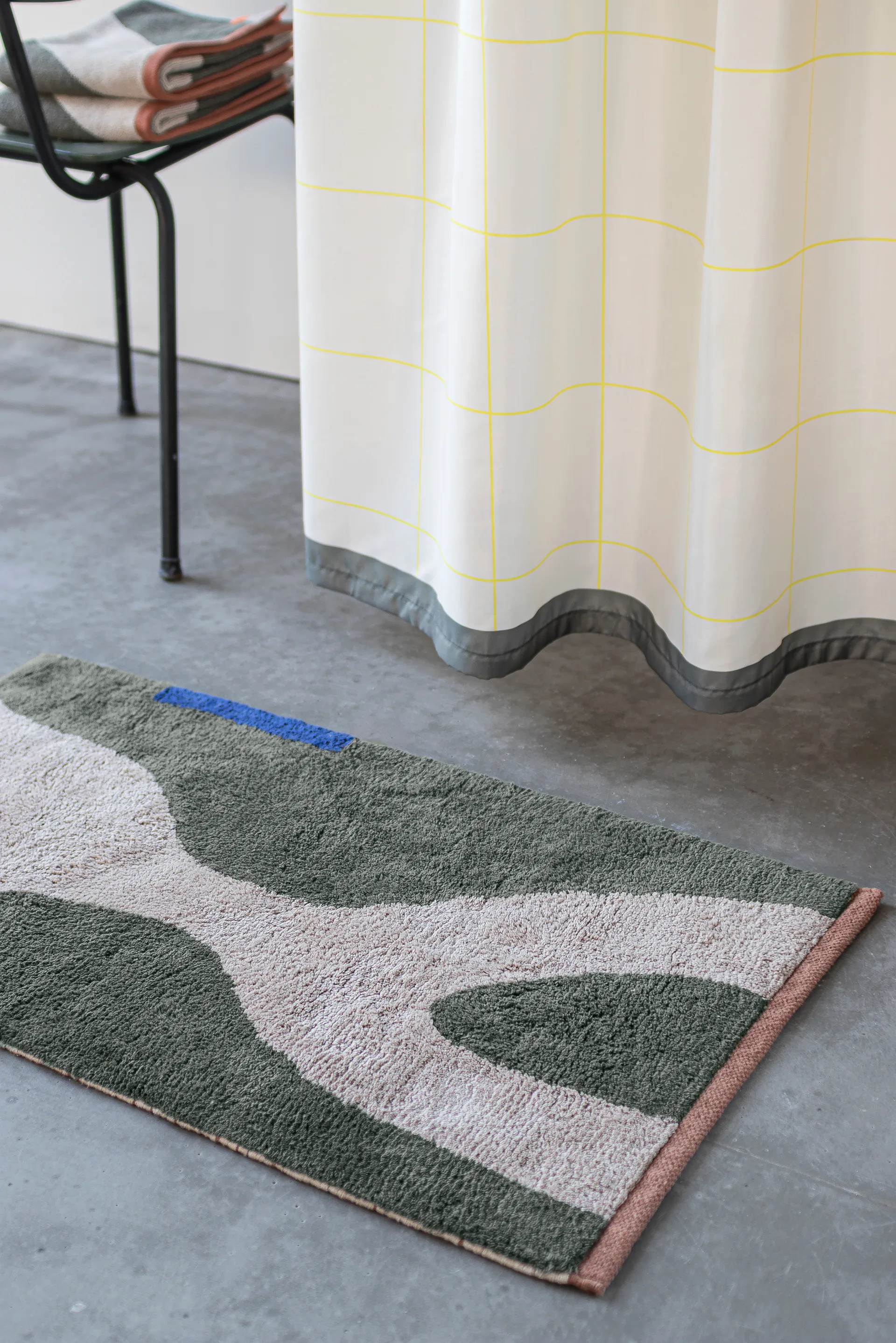 Figura マットラグ, Dark olive, 50x80 cm Mette Ditmer | メッテ ディトマー