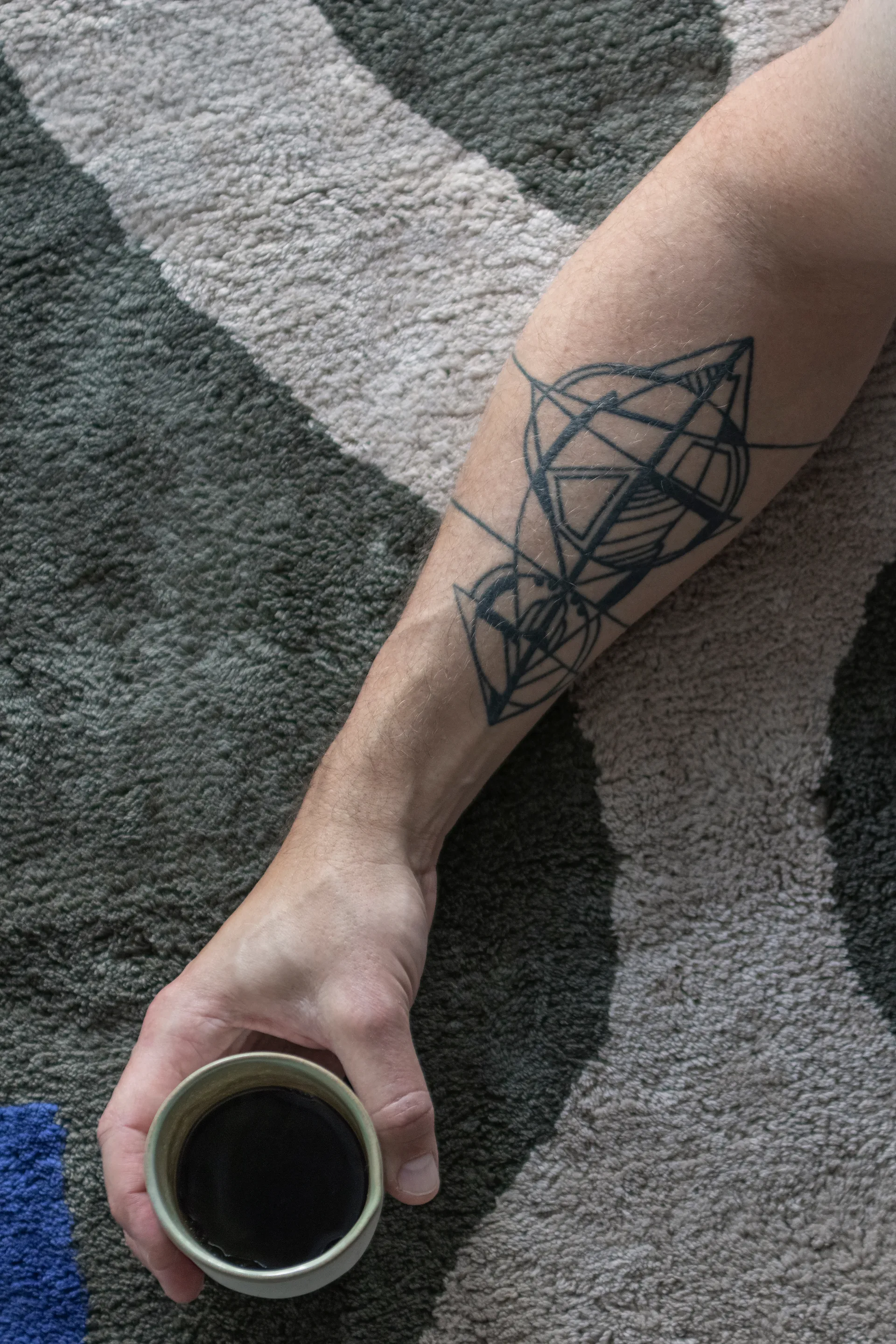 Figura マットラグ, Dark olive, 50x80 cm Mette Ditmer | メッテ ディトマー