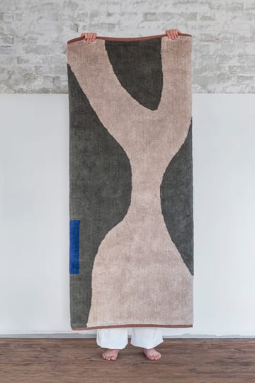 Figura マットラグ - Dark olive, 70x150 cm - Mette Ditmer | メッテ ディトマー
