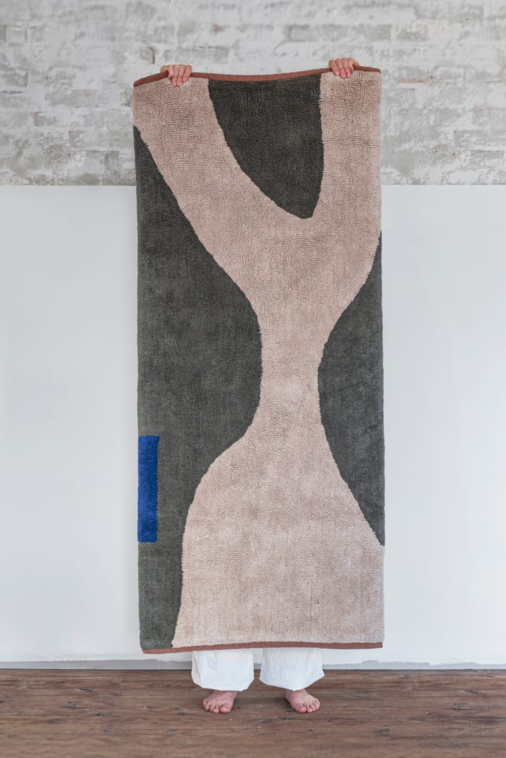 Figura マットラグ, Dark olive, 70x150 cm Mette Ditmer | メッテ ディトマー