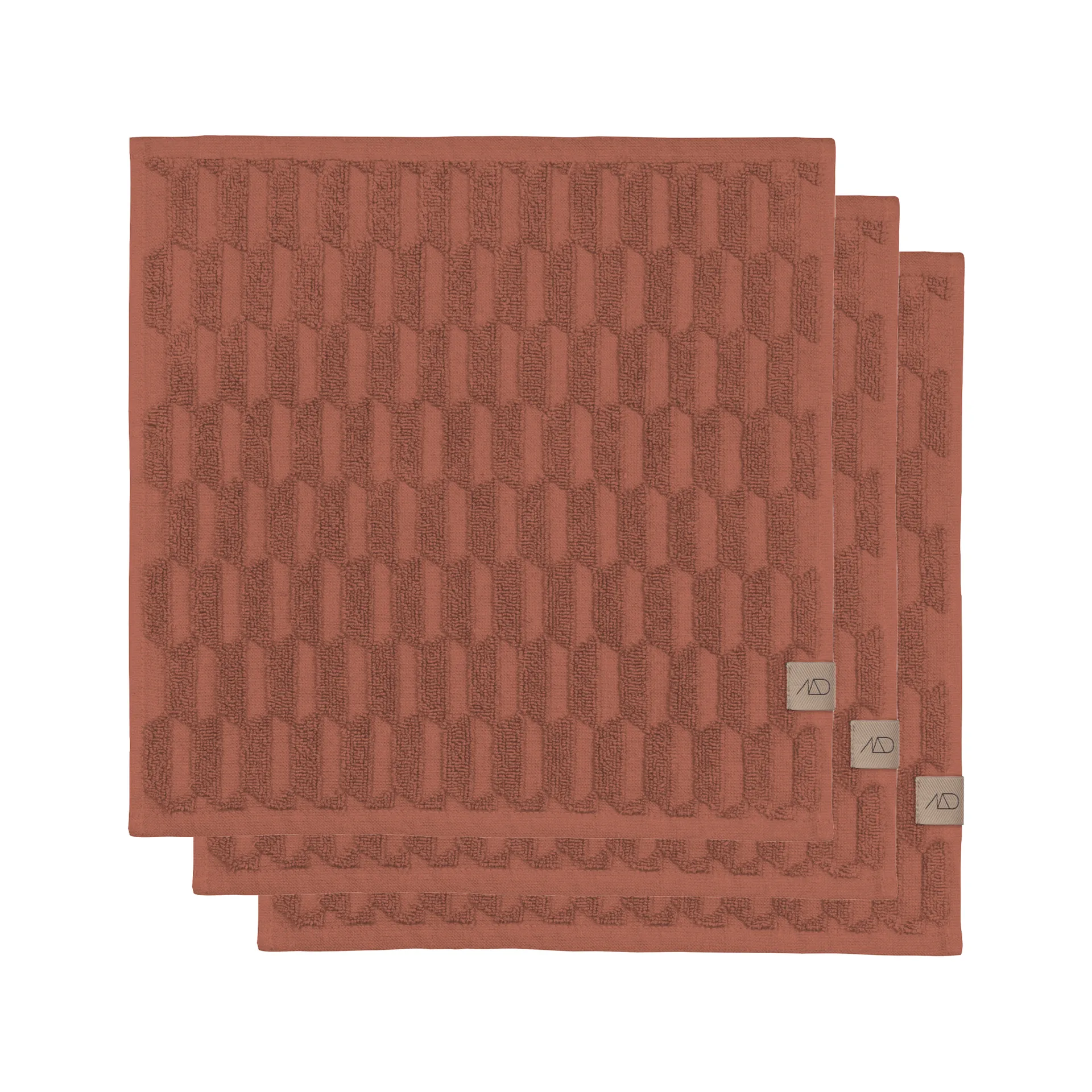 Geo タオル 30x30 cm 3パック, Blush Mette Ditmer | メッテ ディトマー