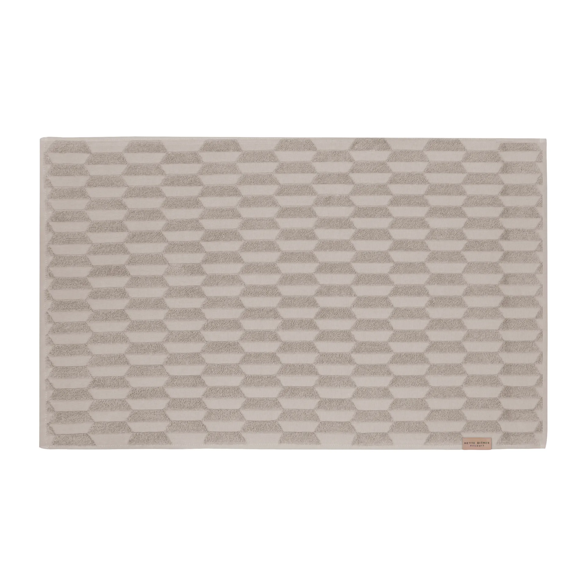 Geo バスルームラグ  50x80 cm, Sand Mette Ditmer | メッテ ディトマー