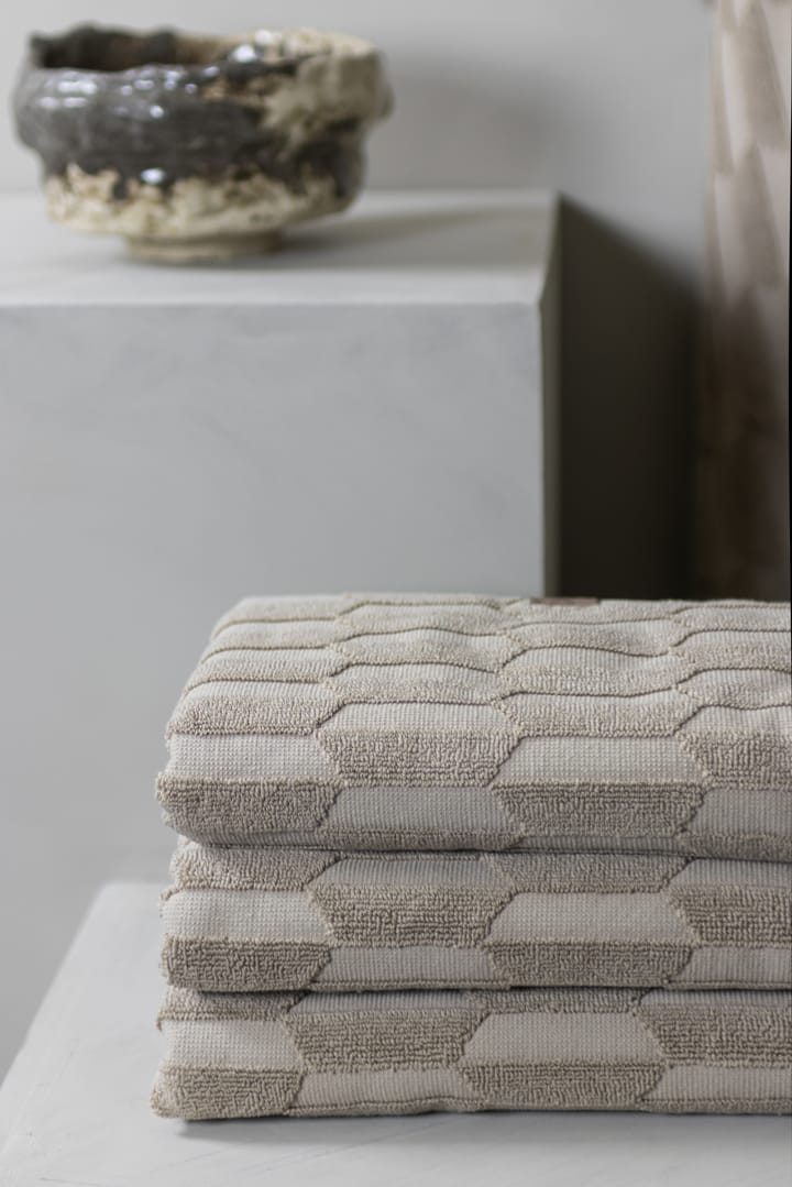 Geo タオル 50x95 cm, Sand Mette Ditmer | メッテ ディトマー