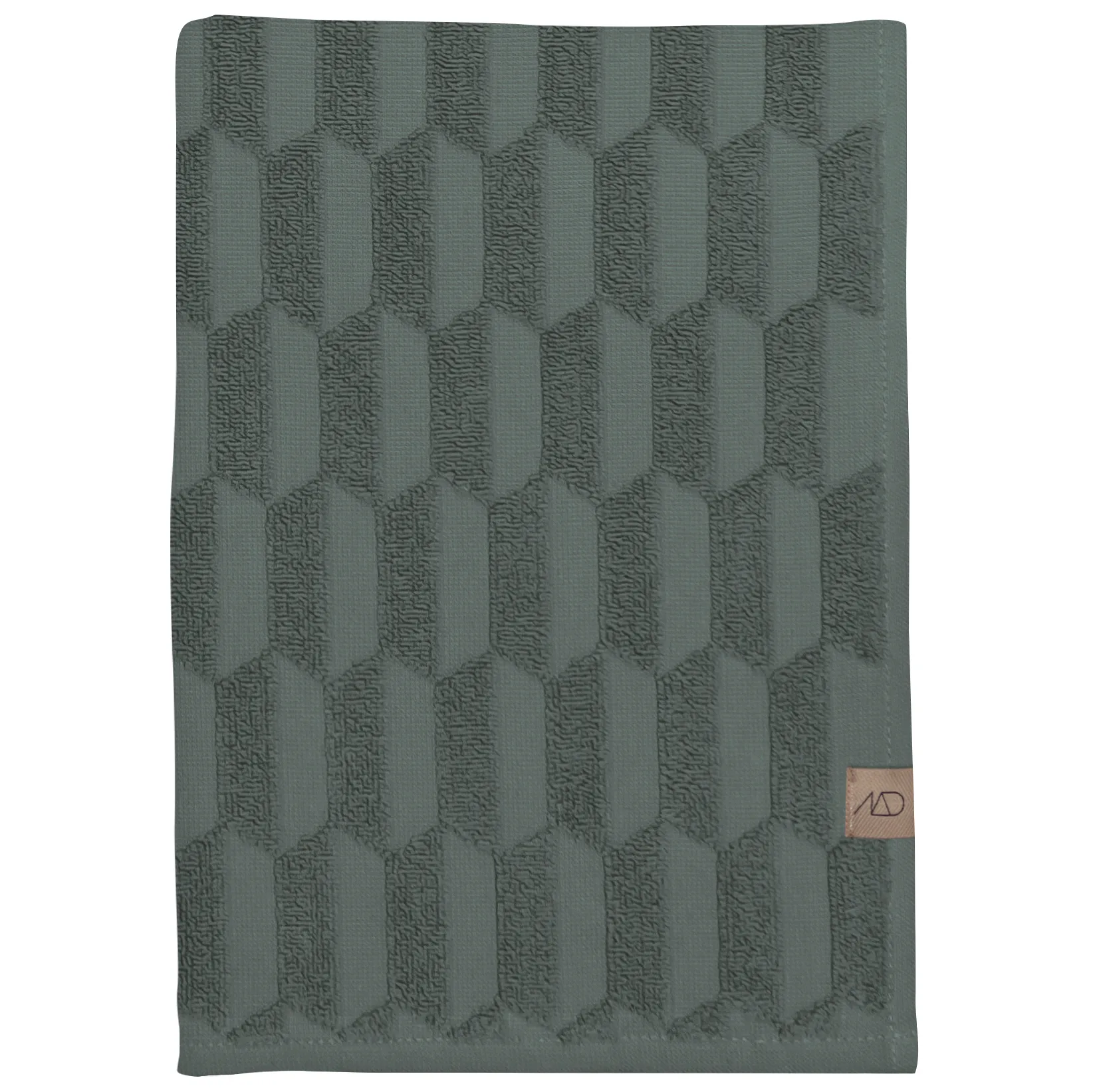 Geo バスタオル 70x133 cm, pine green Mette Ditmer | メッテ ディトマー