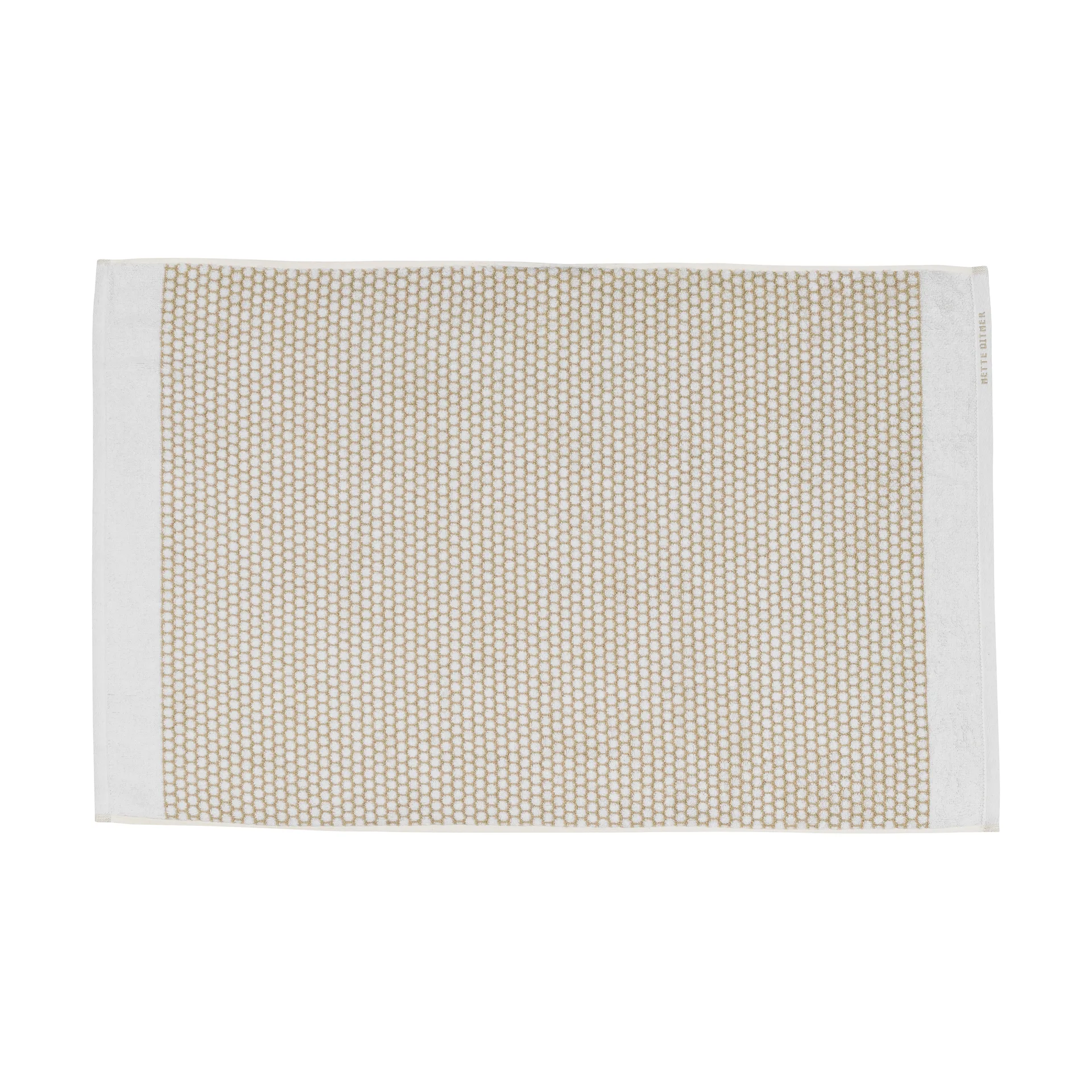 Grid バスマット 50x80 cm, Sand-off white Mette Ditmer | メッテ ディトマー