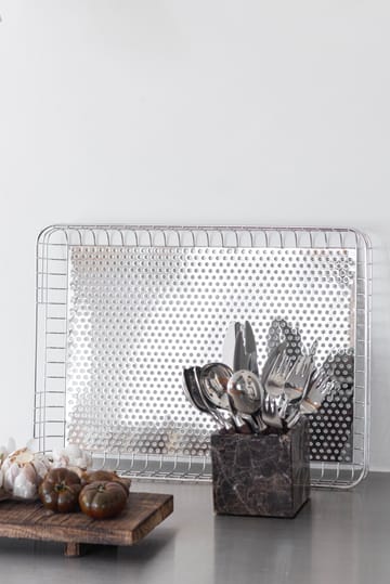 Lift トレイ 33.5x45.5 cm - Chrome - Mette Ditmer | メッテ ディトマー