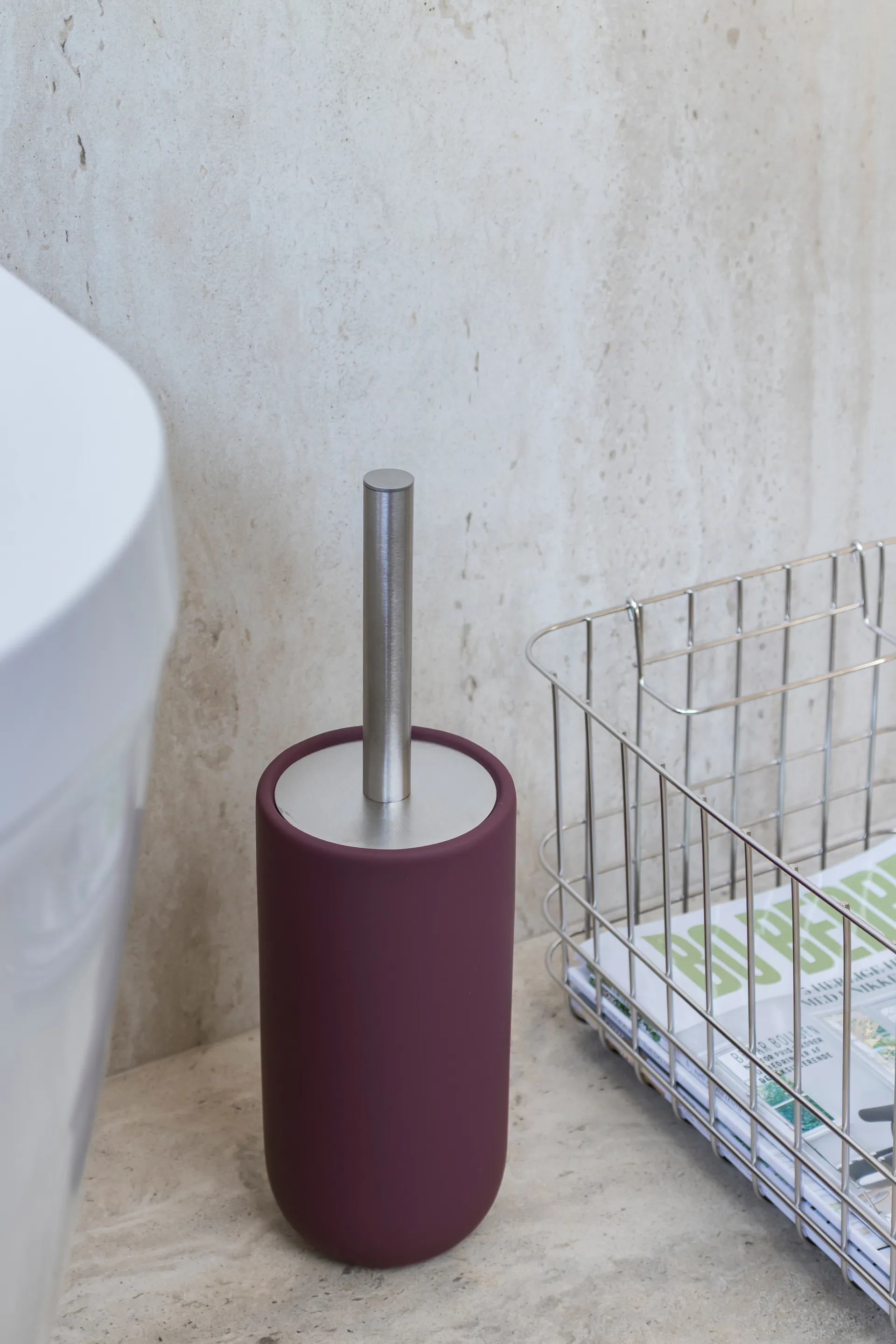 Lotus Play トイレブラシ（トイレブラシヘッド2個付き）, Wine Mette Ditmer | メッテ ディトマー