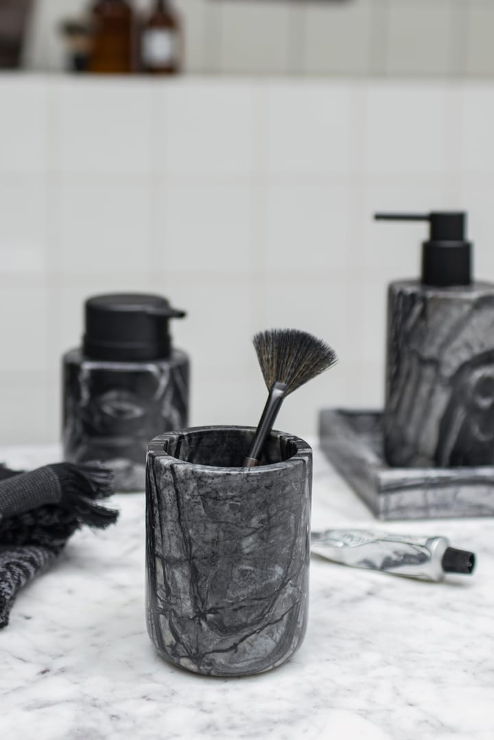 Marble 歯ブラシホルダー 10 cm, Black-Grey Mette Ditmer | メッテ ディトマー