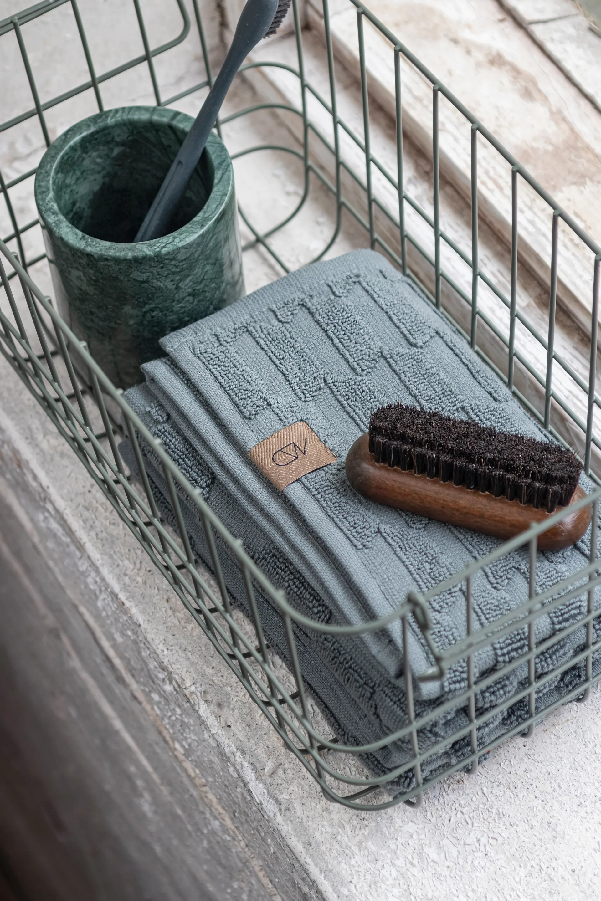 Marble 歯ブラシホルダー 10 cm, Dark forest Mette Ditmer | メッテ ディトマー