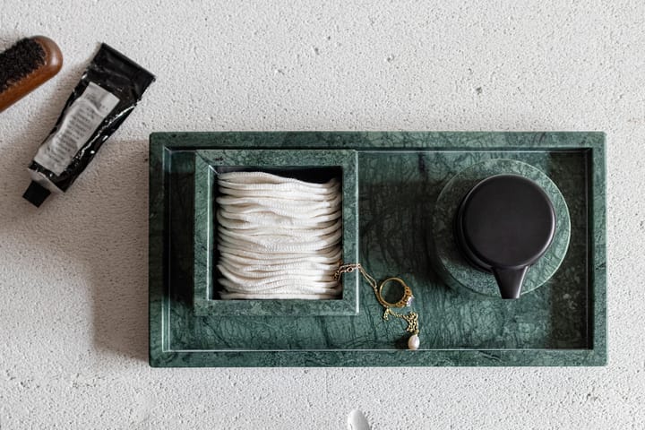 Marble キューブ 10x10 cm, Dark forest Mette Ditmer | メッテ ディトマー