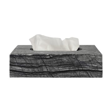 Marble ティッシュボックス 14x25.5 cm - Black-Grey - Mette Ditmer | メッテ ディトマー