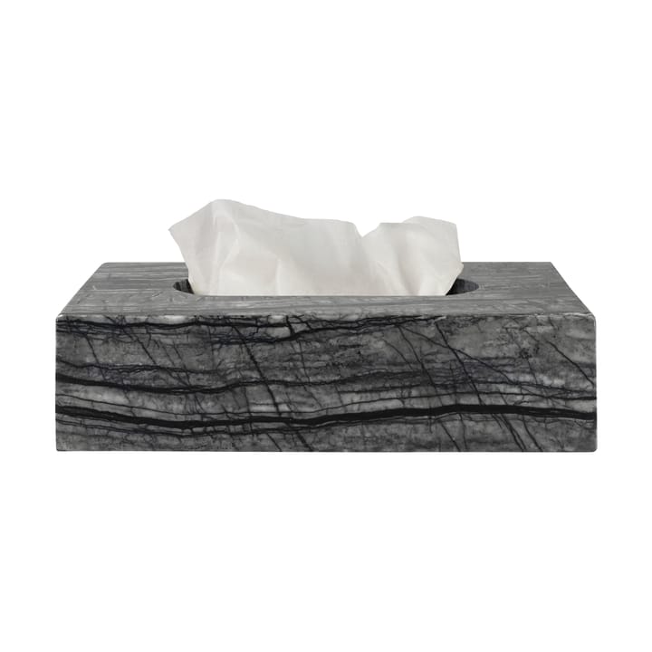 Marble ティッシュボックス 14x25.5 cm - Black-Grey - Mette Ditmer | メッテ ディトマー
