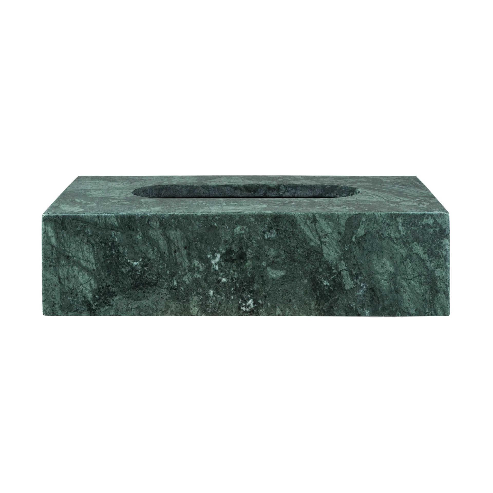 Marble ティッシュボックス 14x25.5 cm, Dark forest Mette Ditmer | メッテ ディトマー