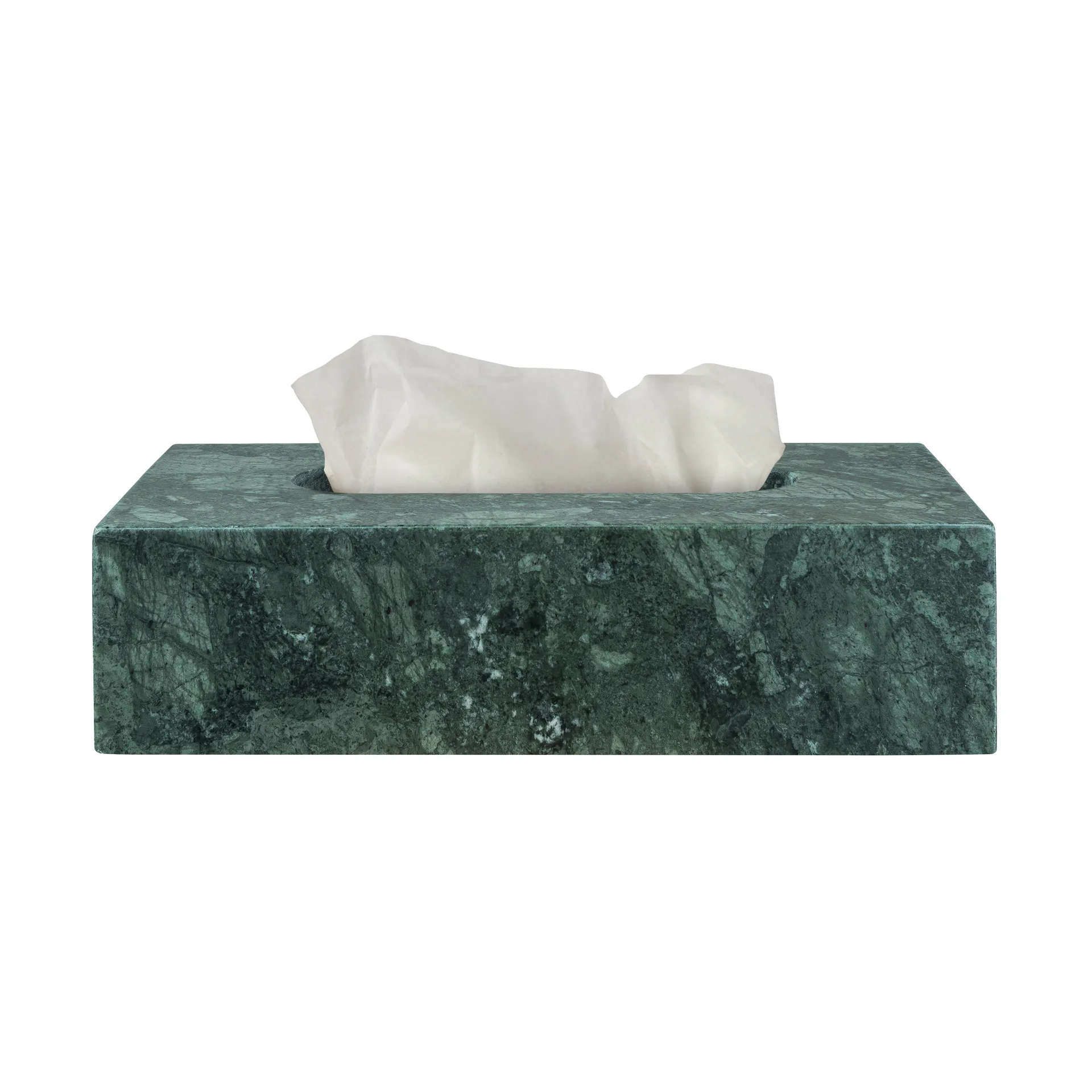 Marble ティッシュボックス 14x25.5 cm, Dark forest Mette Ditmer | メッテ ディトマー