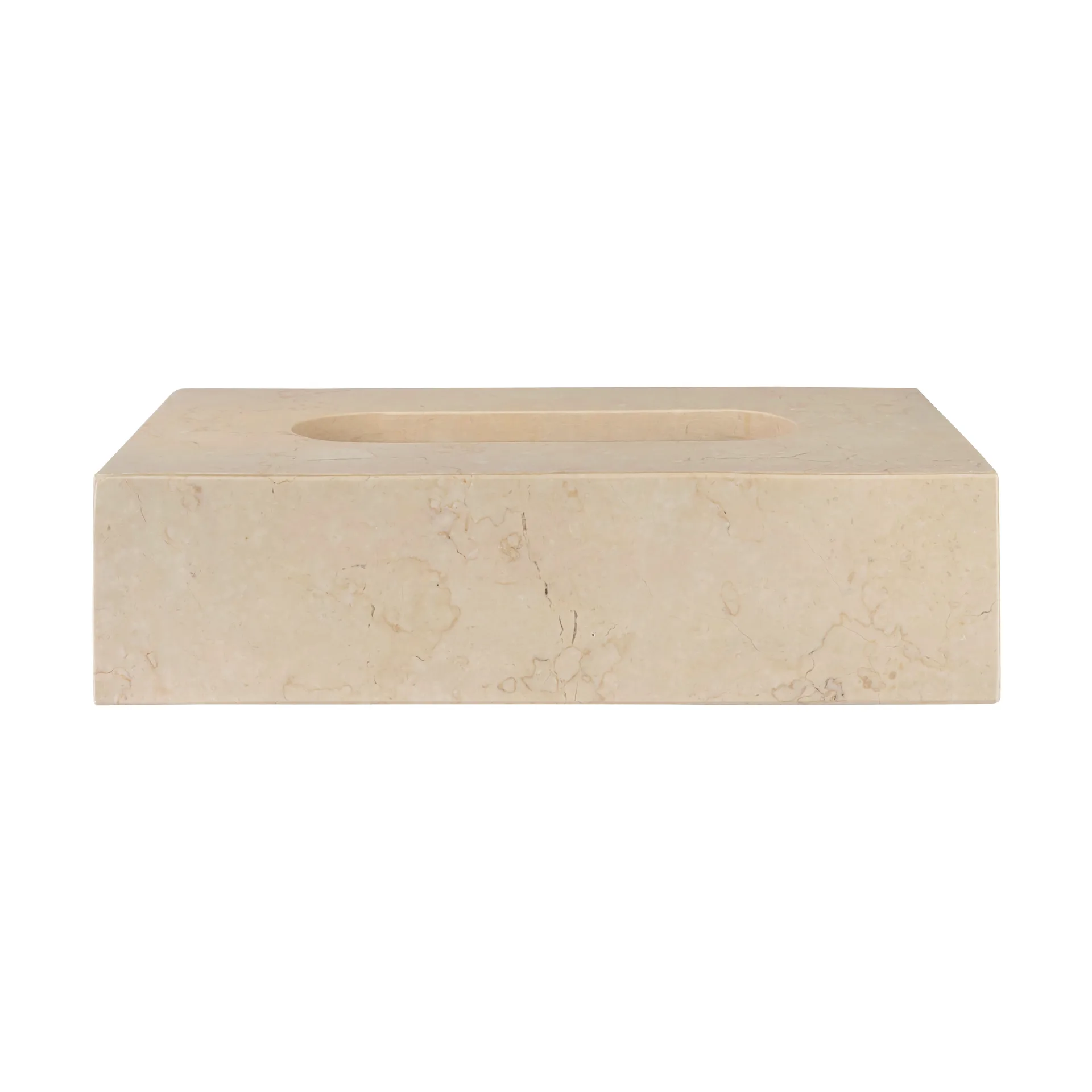 Marble ティッシュボックス 14x25.5 cm, Sand Mette Ditmer | メッテ ディトマー