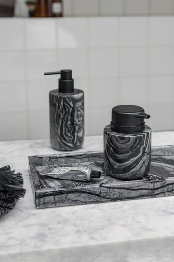 Marble デコレーショントレイ 16x31 cm - Black-Grey - Mette Ditmer | メッテ ディトマー