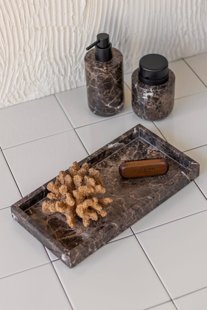 Marble デコレーショントレイ 16x31 cm, Brown Mette Ditmer | メッテ ディトマー