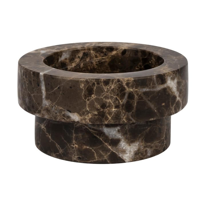 Marble ブロックキャンドル用キャンドルホルダー 5 cm - Brown - Mette Ditmer | メッテ ディトマー